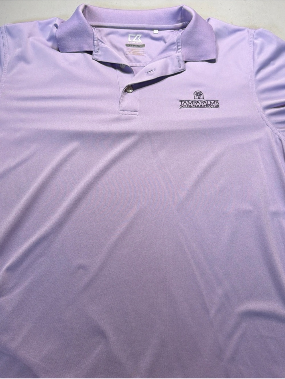 Cutter & Buck Men’s Light Lavender Polo Shirt